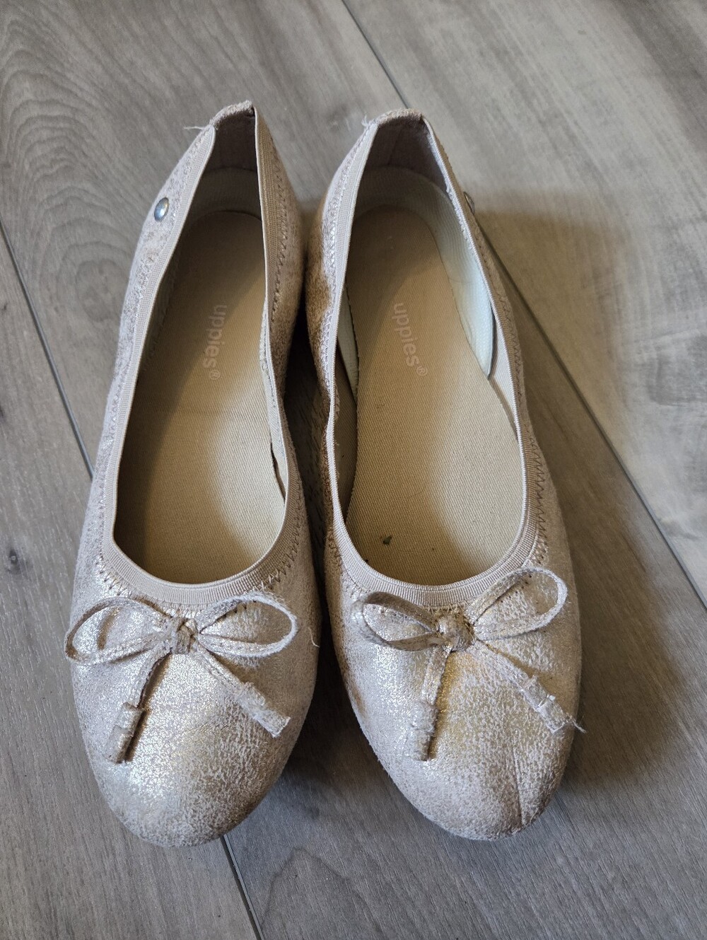 Hush Puppies Glitter Ballet Flats